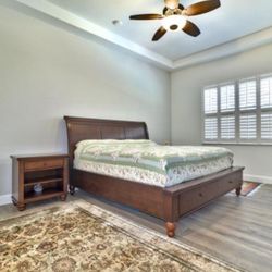 Aspen Home King Bed Frame 2 Nightstands