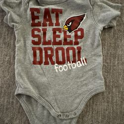 AZ cardinals baby onesie