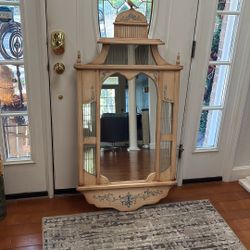 Antique Bird Cage Framed Mirror - France