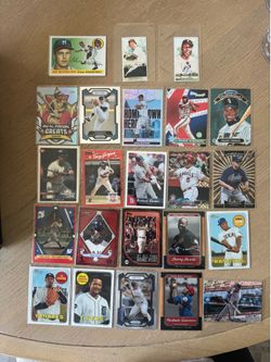 23 card MLB Baseball Hall of Fame lot of cards