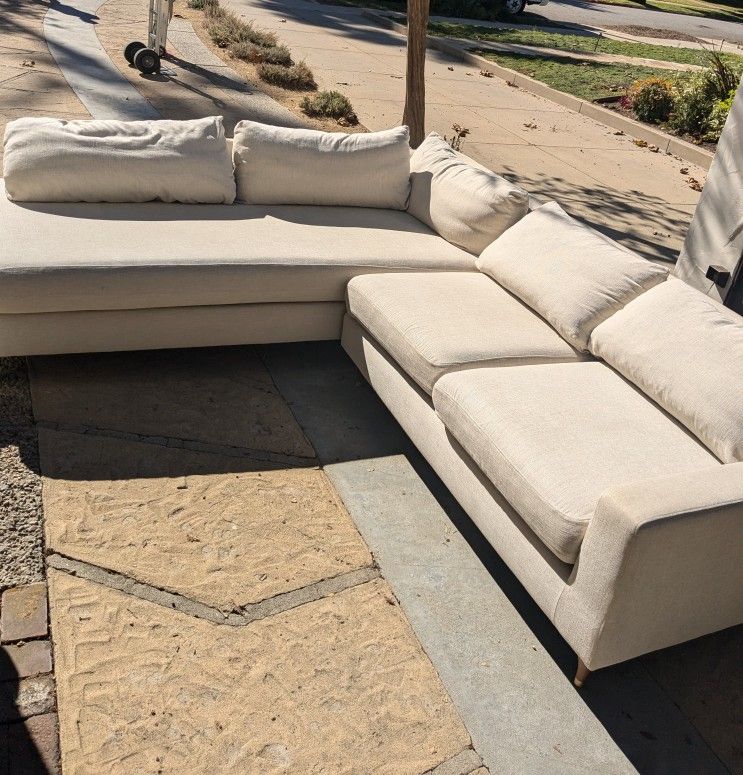 Chaise Sofa Sectional By InteriorDefine