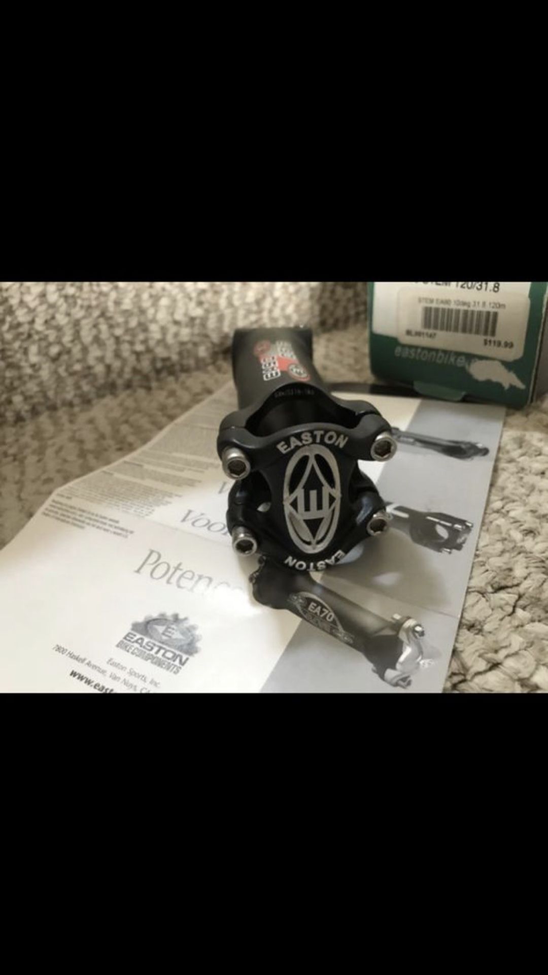 EASTON BIKE HANDLEBAR STEM