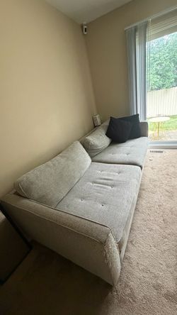 Sofa and corner breakfast nook dining set