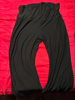 Black High-Waist Flare Pants