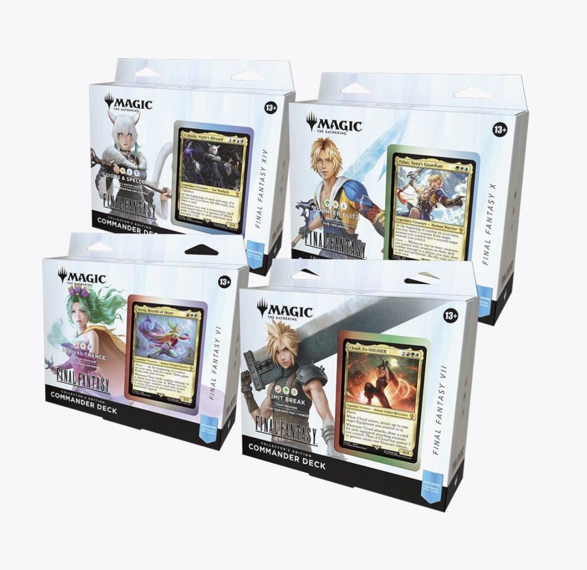 Magic The Gathering Final Fantasy Collector’s Edition Commander Deck Display