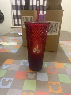 Disneyland, red, cold cup