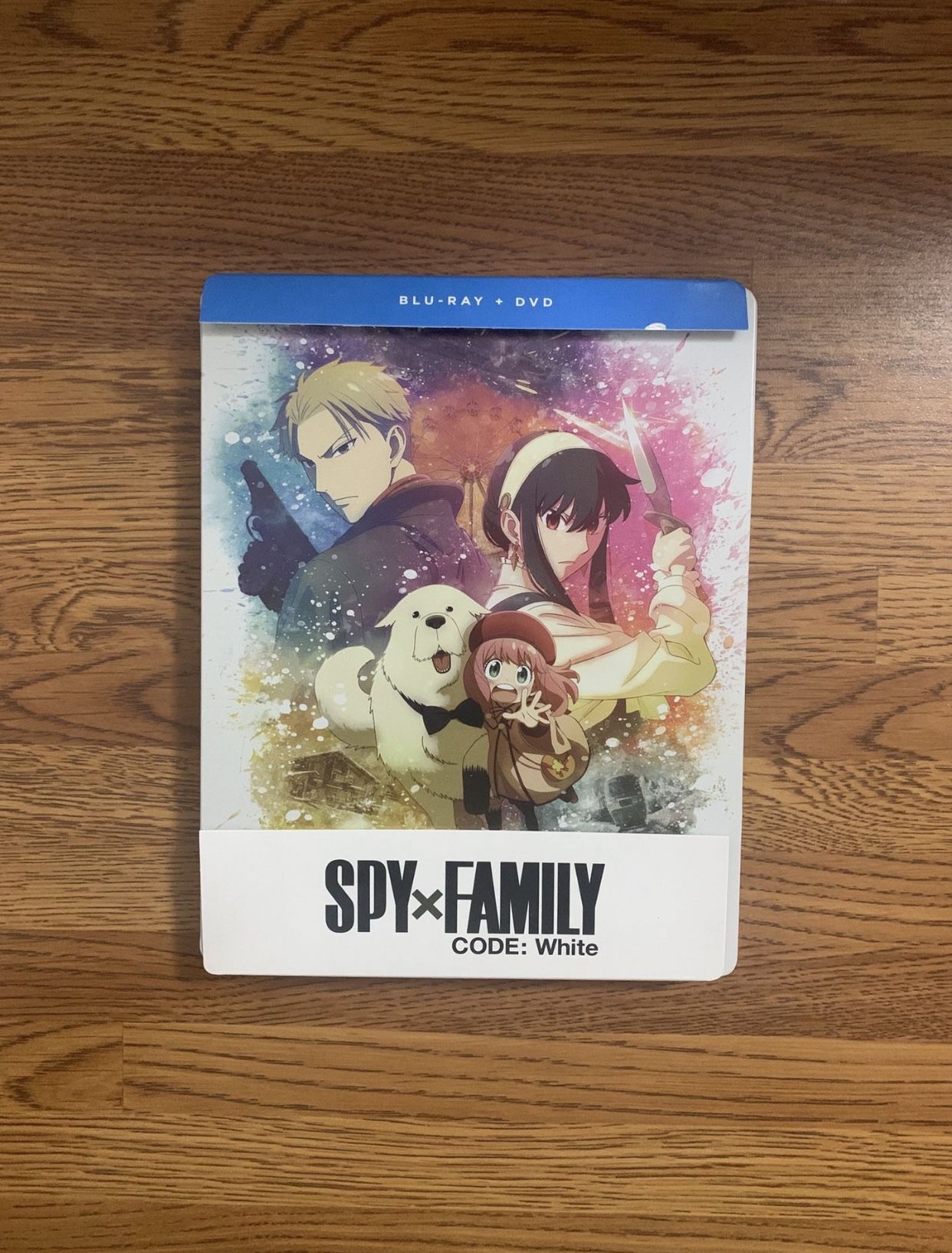 Spy x Family Code: White (Walmart Exclusive) Limited Edition Blu-ray Combo Pack [Blu-ray + DVD + Steelbook]
