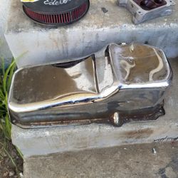 Chrome Oil Pan Small Block Chevy
