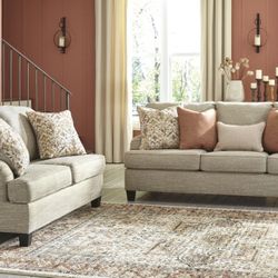 Almanza Wheat Living Room Set

