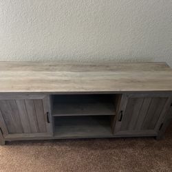 Washed Wood TV Console