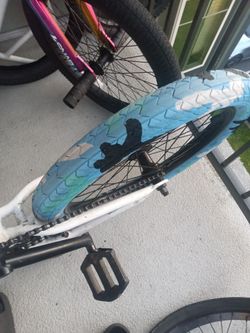 BMX Bike with Blue Tires
