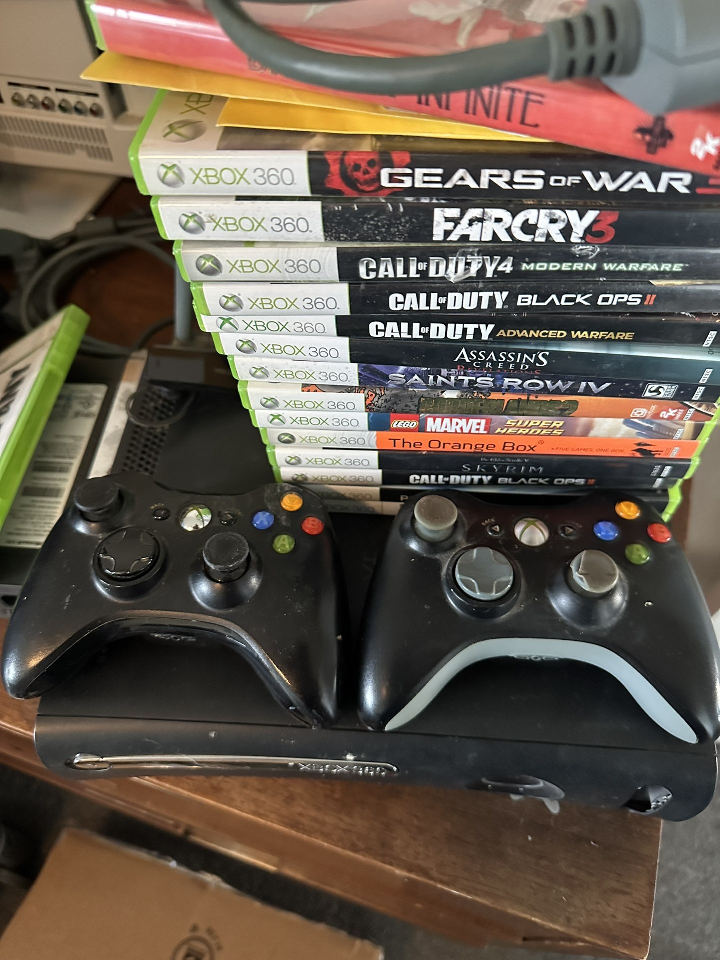 Xbox 360 Elite With Games