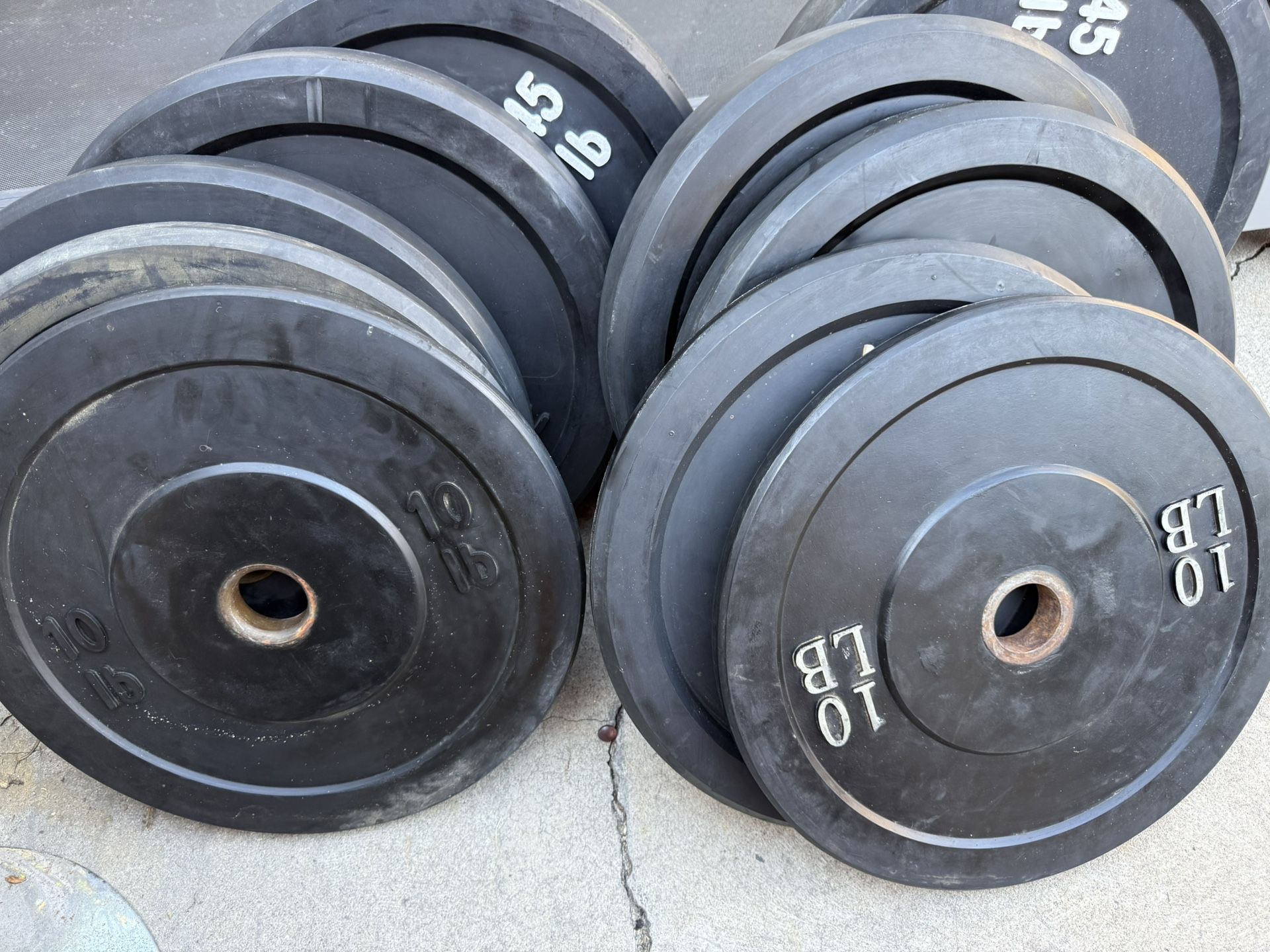 260 Pounds Olympic Bumper Plates