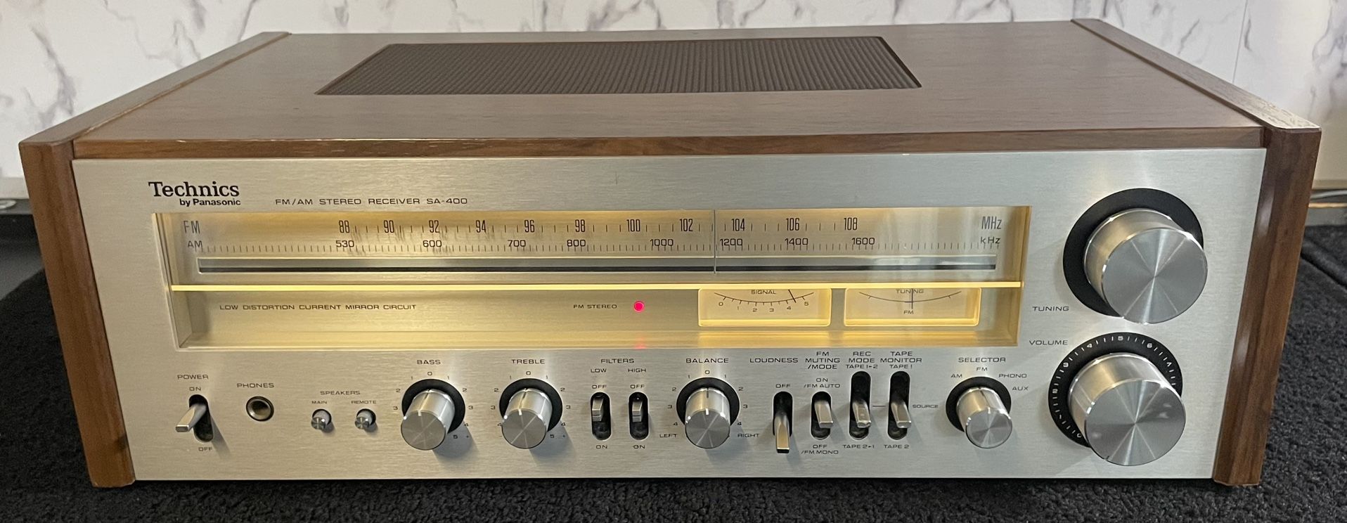 Vintage Technics SA-400 Receiver *Serviced* VG Condition