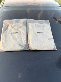 Fear of God Essentials – 2 Pack Sealed Bags two large Tshirts