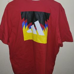 XL Adidas Club America Red Top TShirt