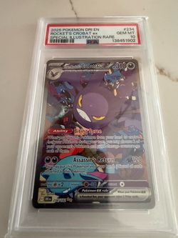 Team Rockets Crobat EX SIR 2025 PSA 10