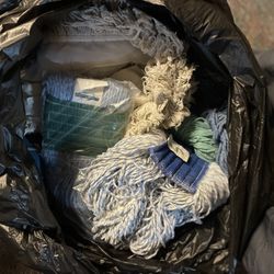 Dust mop, heads and wet mop heads