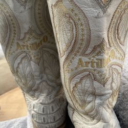 Artilliro Alligator Cowboy Boots 