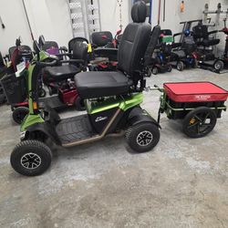 Metalic Green 2024 Baja Wrangler Recreational Mobility Scooter 