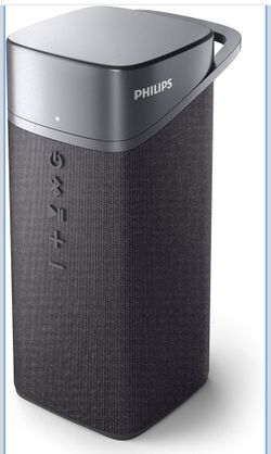 Wireless Bluetooth Speaker with Bold Sound, Kvadrat Speaker Fabric, Up to 10 Hours Playtime, IPX7 Waterproof, Shower Ready, Small Size, Gray