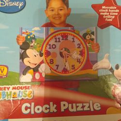 Disney Mickey Mouse Clubhouse Clock Puzzle