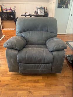 Electric recliner - gray