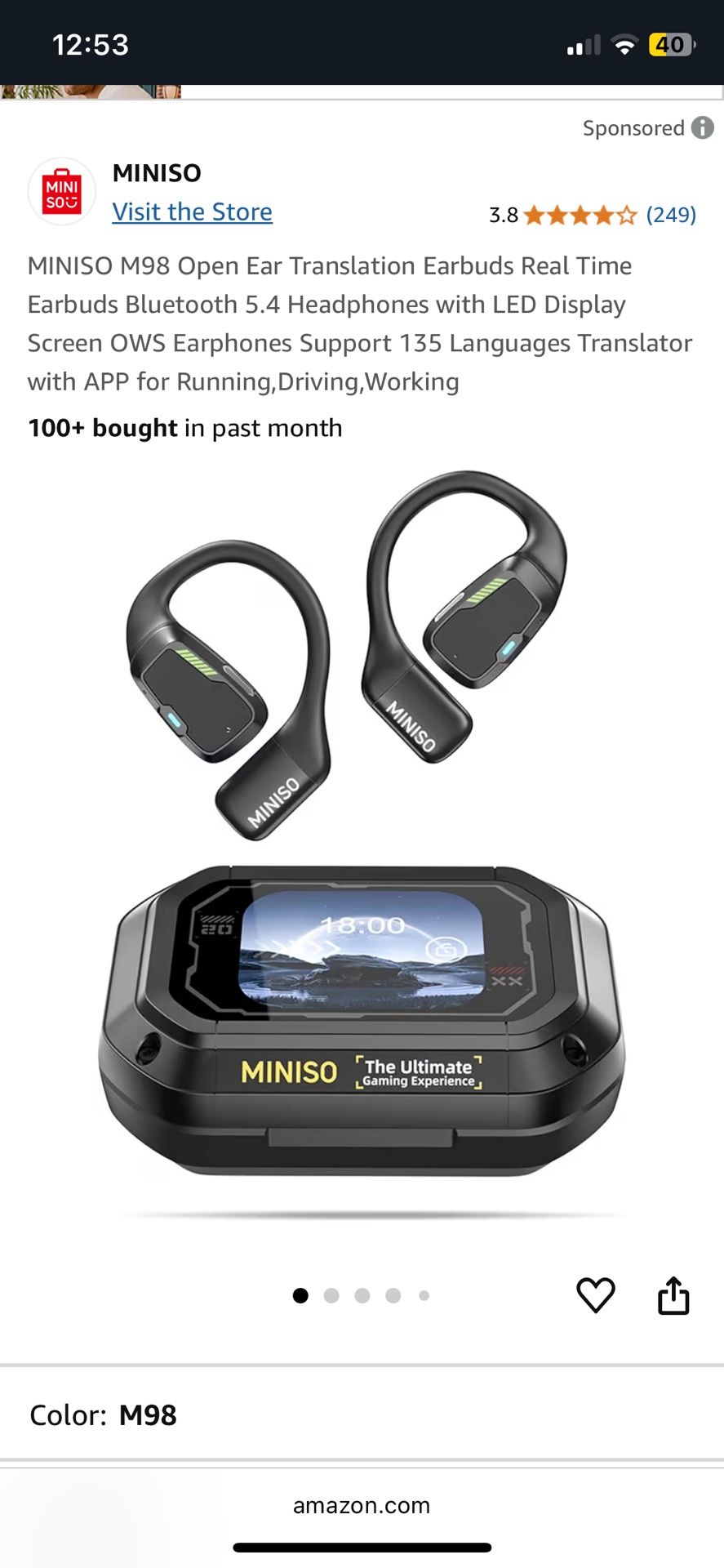 Translation Bluetooth Earbuds