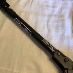 Saris Bike Beam frame adapter for bikes. Creates virtual top tube for bikes that don’t have a Traditional Frame Allowing Them To Be Mounted On Hanging