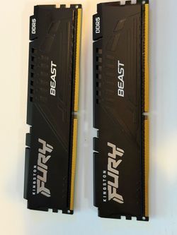 Kingston Fury Beast DDR5 RAM Kit 16gb (2x8)