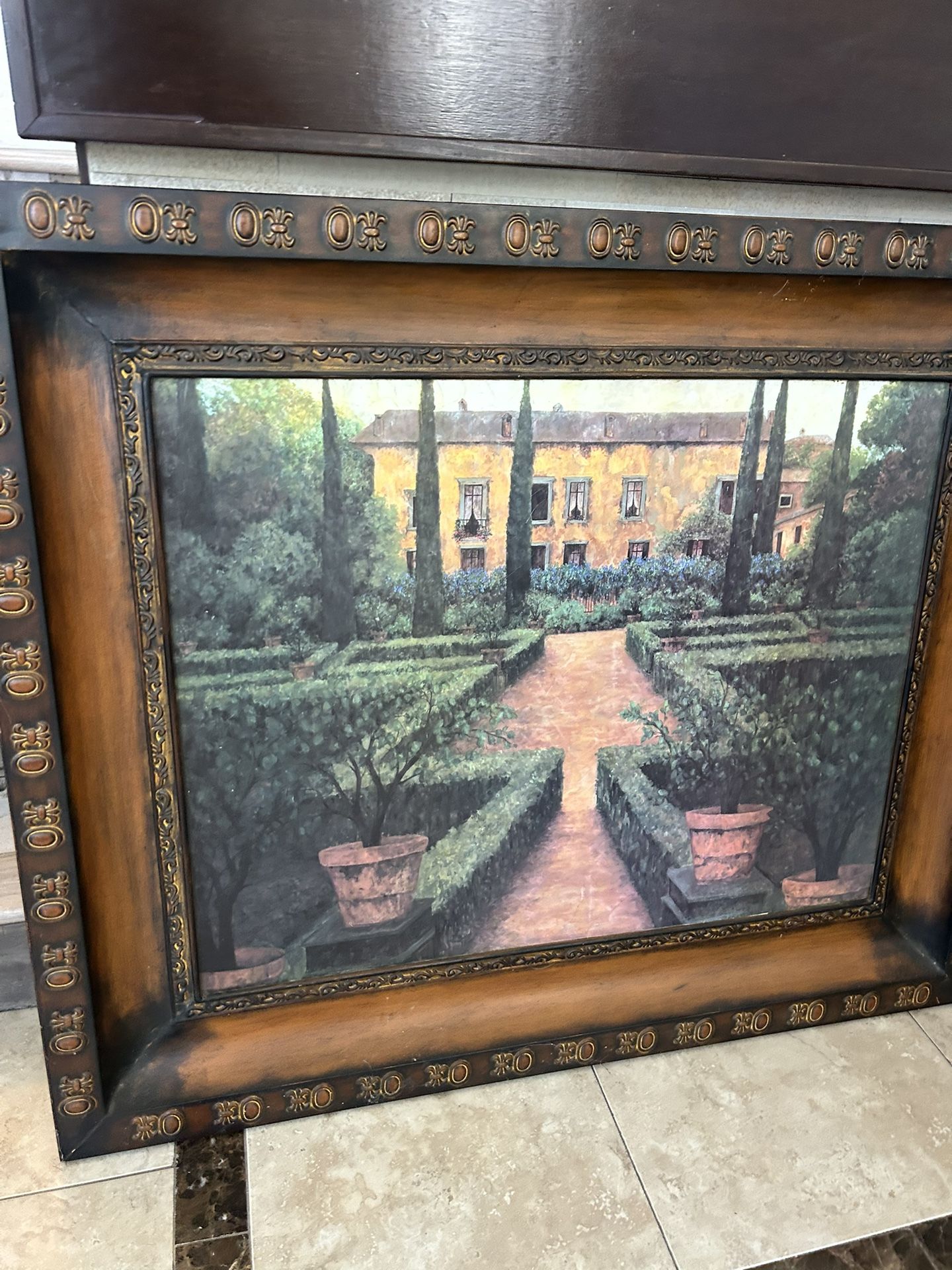 2 Very Large Art Work With Frames