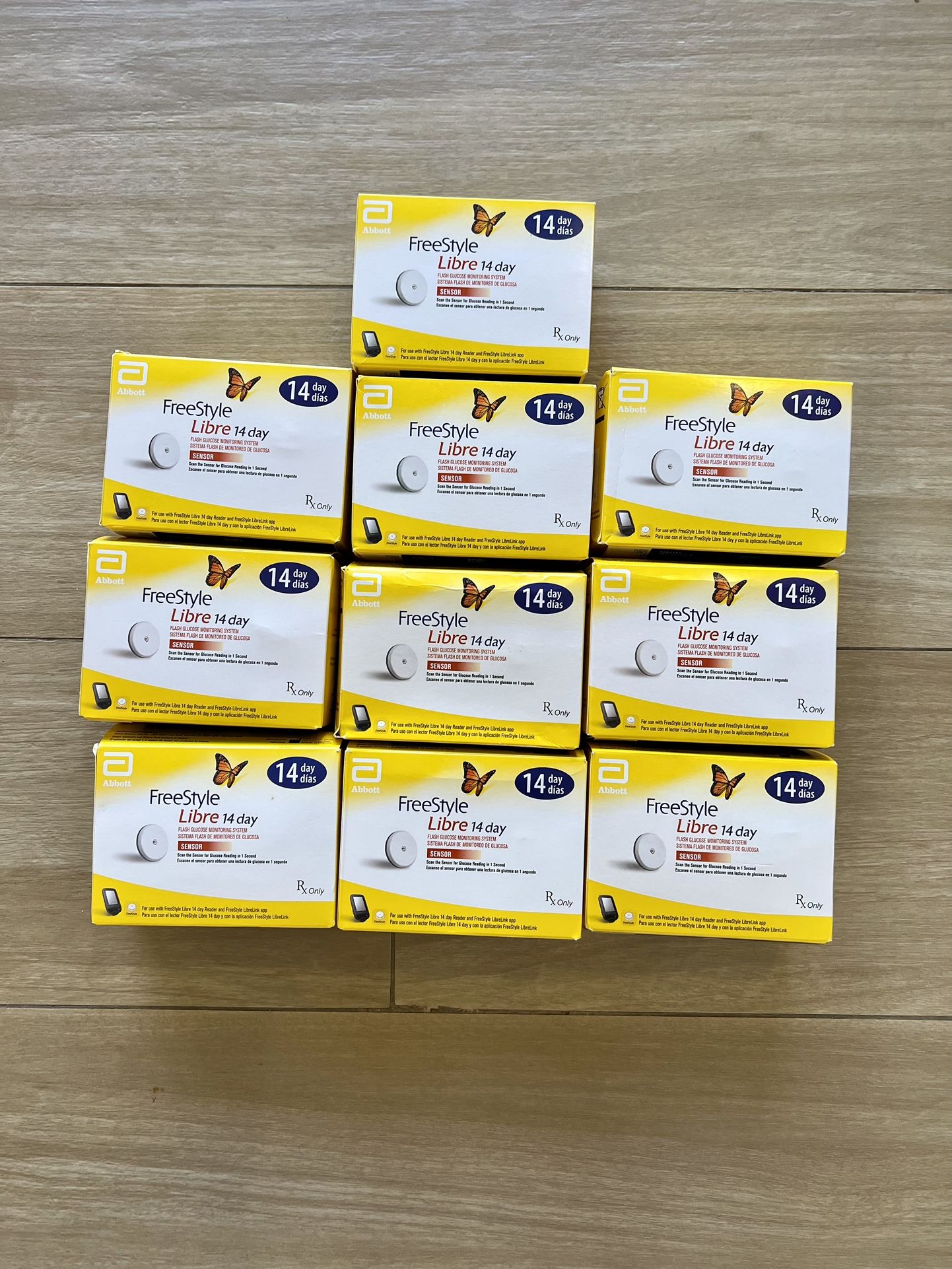 Lot Of 15 Freestyle Libre Continuous Glucose monitor Sensors CGM
