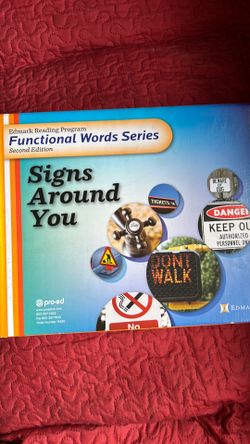 Edmark reading program functional words series: second edition