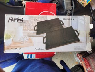 Brand-New In The Box Parini Cast Iron Grill/Griddle Won't Accept Lower Offers