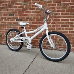 NEW FUJI ROOKIE 20 PEARL WHITE SINGLE SPEED KIDS GIRLS YOUTH BMX STYLE BICYCLE BIKE