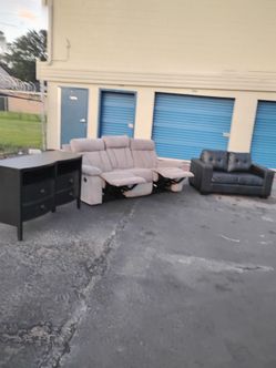 Recliner sofa loveseat tv stand television cabinet - delivery available