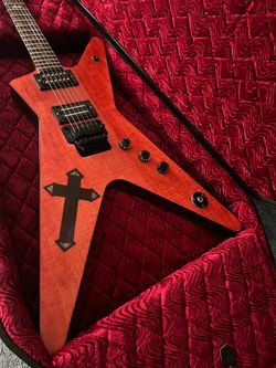 Custom Replica Guitar: Washburn Red Southern Cross