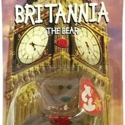 Britannia The Bear Beanie Baby TY