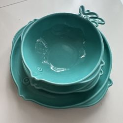 3 Pcs Dish - Bowl And Plates