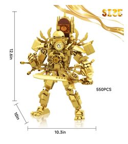 Bentex Skibi Figure Building Set, Titan Clock Man Cameraman (551 Pcs)