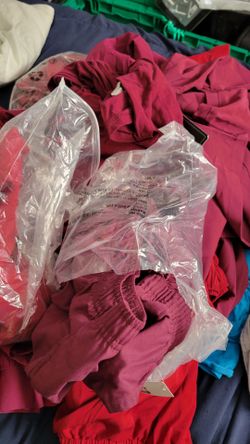 New and gently worn scrubs