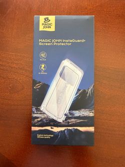 Magic John Instaguard+ Clear Screen Protector iPhone 16ProMax No Dust No Air Bubbes