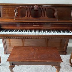 Baldwin Upright Cherry Piano 