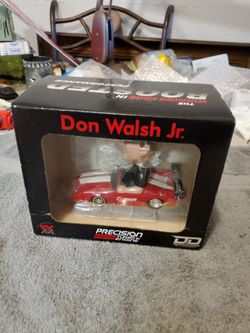 Don Walsh Jr. Bobblehead Figure with Race Car