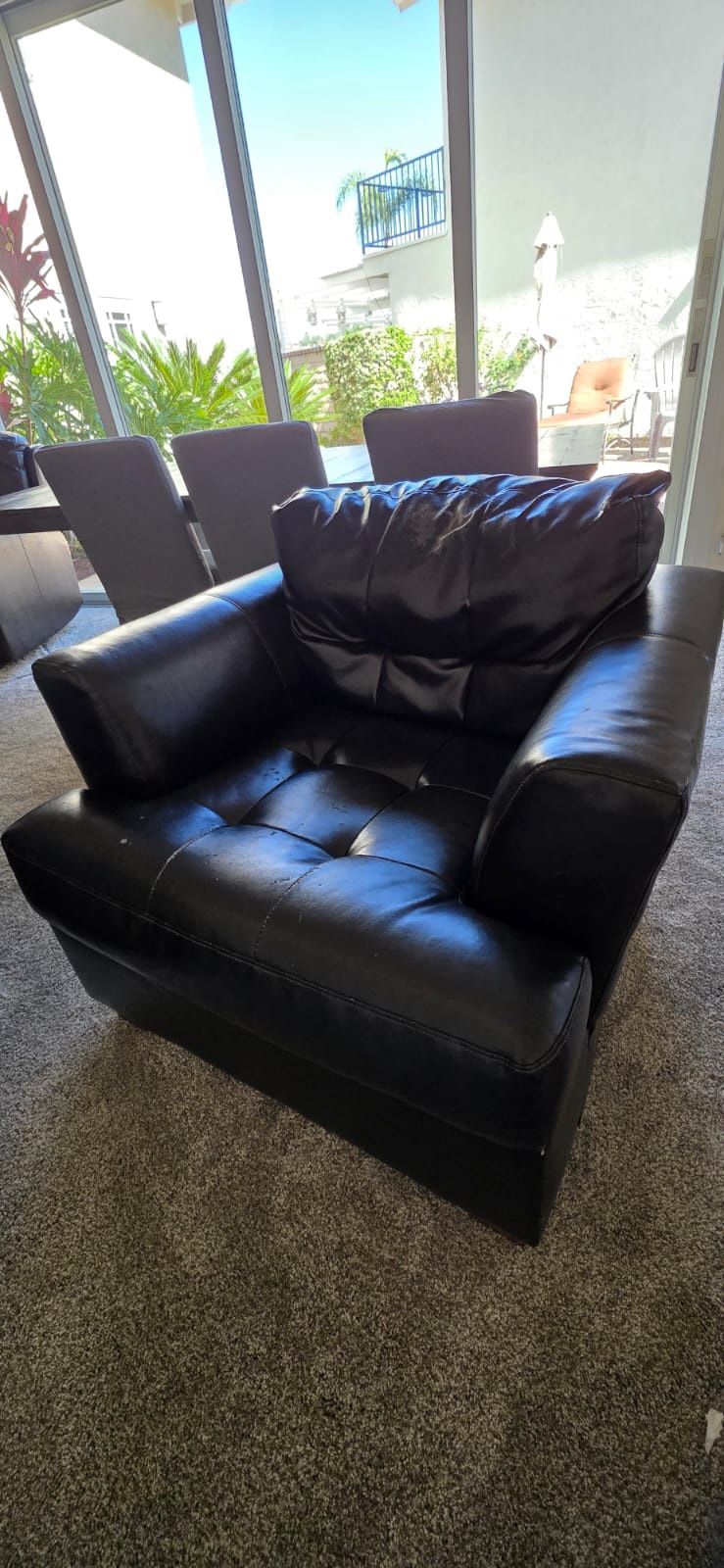 Couch, Chair & Ottoman (matching set)