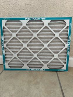 16/20/1 air flow pre- pleat 40 LPD