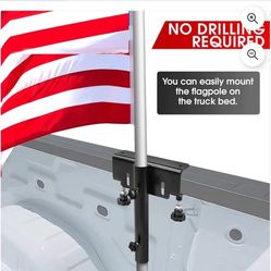 Flag Pole Truck Attachment 