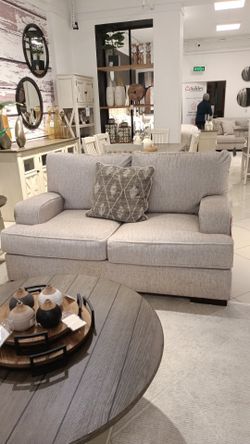 Soletren Stone Loveseat Ashley Furniture $10 Down Payment And Financing Available
