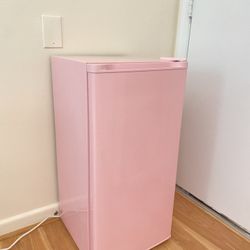 Brand New Baby Pink Mini Fridge 