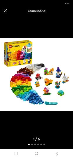 The LEGO Classic Creative Transparent Bricks